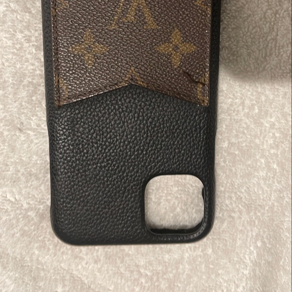 Louis Vuitton Black and Brown Tablet Case